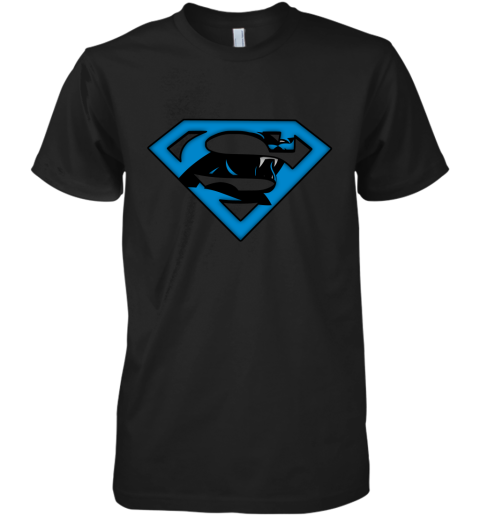 We Are Undefeatable The Carolina Panthers x Superman NFL Premium Men's T-Shirt