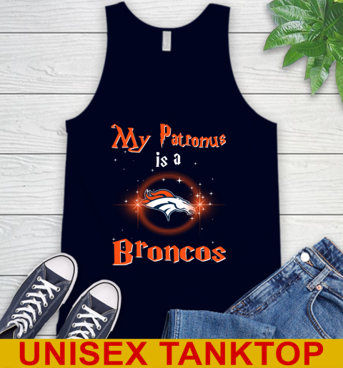 NFL Football Harry Potter My Patronus Is A Denver Broncos Tank Top 2