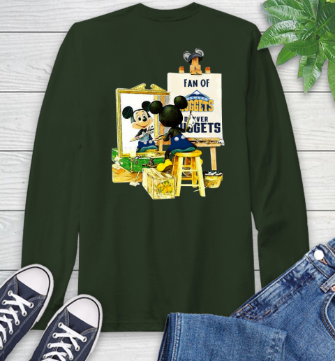 NBA Basketball Denver Nuggets Mickey Drawing Shirt 59