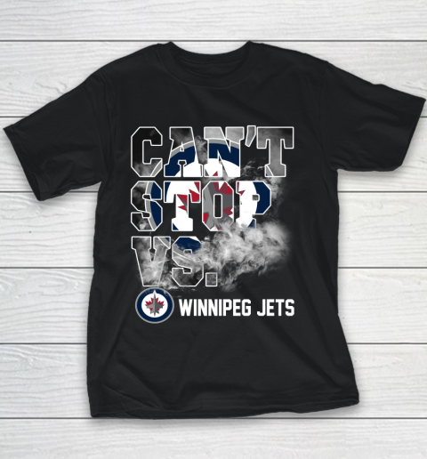 NHL Winnipeg Jets Hockey Can't Stop Vs Youth T-Shirt