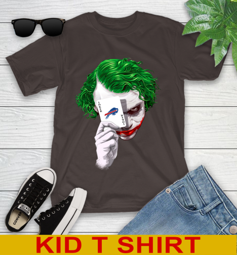 Buffalo Bills NFL Football Joker Card Shirt Youth T-Shirt 6