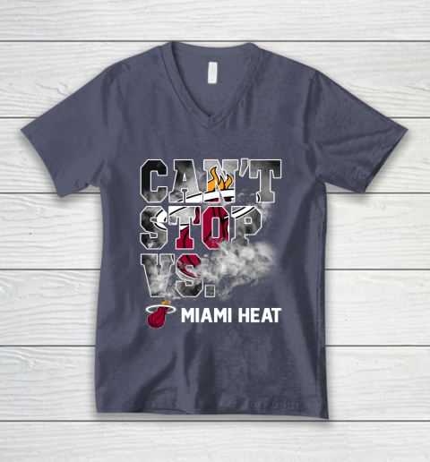 NBA Miami Heat Basketball Can't Stop Vs V-Neck T-Shirt 7