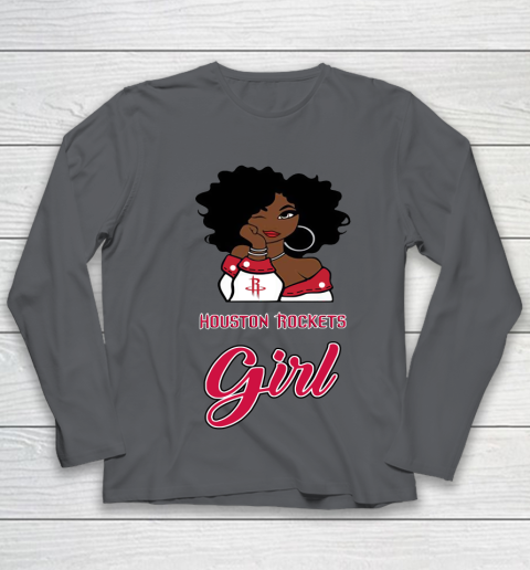 Houston Rockets Girl NBA Youth Long Sleeve 8