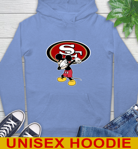 San Francisco 49ers NFL Football Dabbing Mickey Disney Sports Hoodie 11