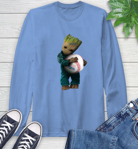 MLB Groot Guardians Of The Galaxy Baseball Sports Los Angeles Dodgers Long Sleeve T-Shirt 11