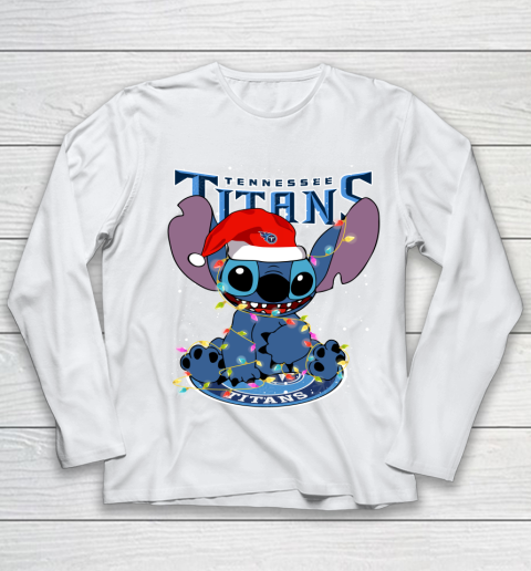 Tennessee Titans NFL Football noel stitch Christmas Youth Long Sleeve