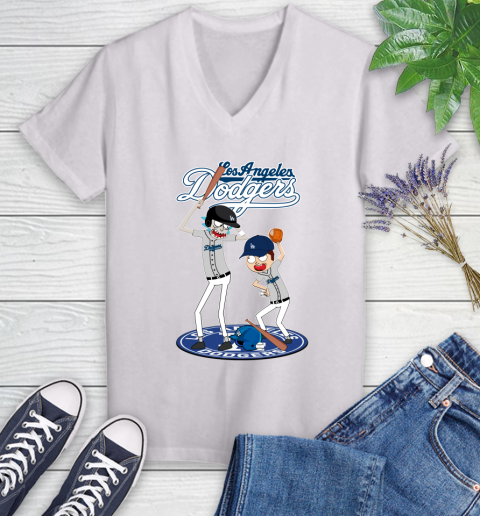 MLB Los Angeles Dodgers Rick And Morty Baseball 77