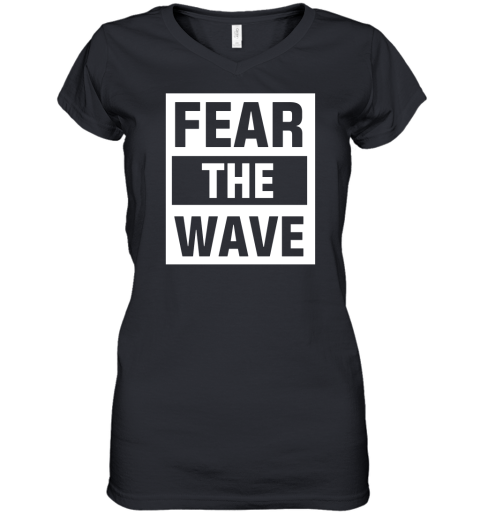 Fear The Wave Women's V-Neck T-Shirt