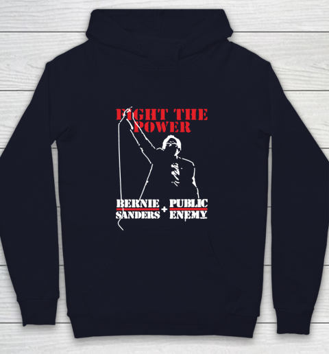 Fight The Power Bernie Sanders Public Enemy Youth Hoodie 2