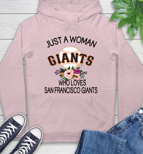 MLB Just A Woman Who Loves San Francisco Giants Baseball Sports Hoodie 7