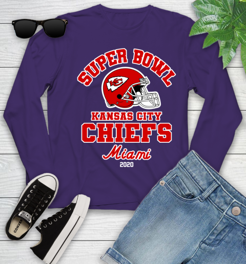 Kansas City Chiefs Super Bowl Champion Miami Logo 2020 NFL Shirts 116