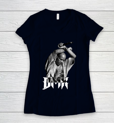 DMX vintage rap Women's V-Neck T-Shirt 2