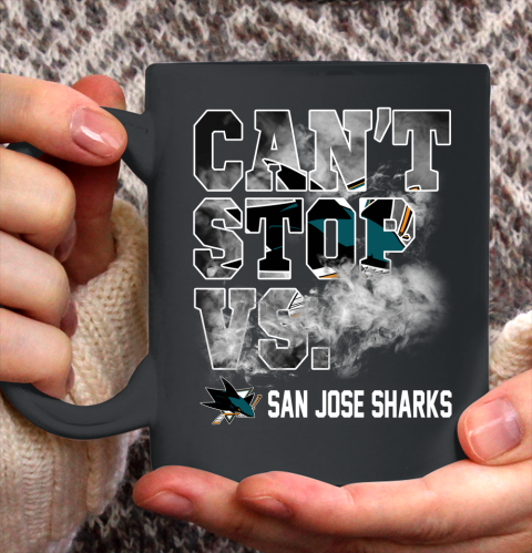 NHL San Jose Sharks Hockey Can't Stop Vs Ceramic Mug 11oz 2