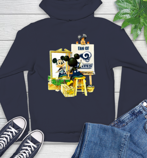 NFL Football Los Angeles Rams Mickey Drawing Shirt 15