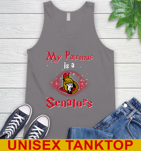 NHL Hockey Harry Potter My Patronus Is A Ottawa Senators Tank Top 6