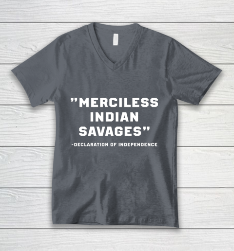 Merciless Indian Savages V-Neck T-Shirt 4