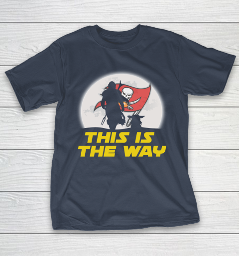 Tampa Bay Buccaneers NFL Football Star Wars Yoda And Mandalorian This Is The Way T-Shirt 3