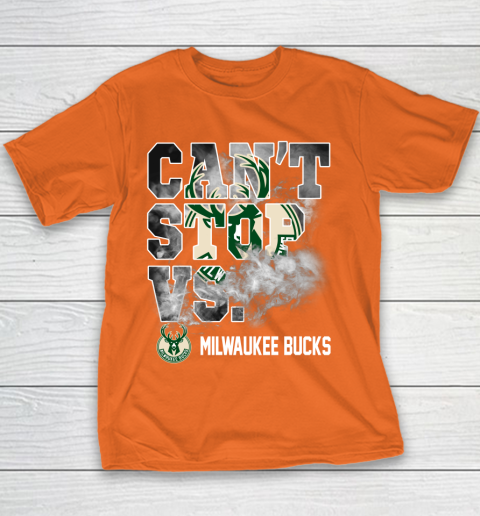 NBA Milwaukee Bucks Basketball Can't Stop Vs Youth T-Shirt 4