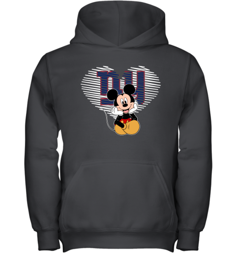 NFL New York Giants The Heart Mickey Mouse Disney Football T Shirt PmLvJ6Pn9On youth hoodie 43 95 151514 front black