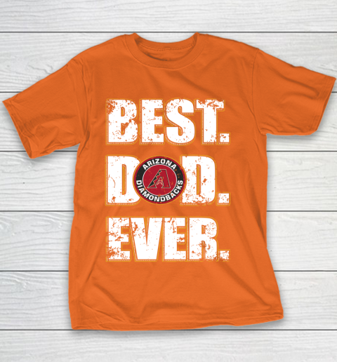 MLB Arizona Diamondbacks Baseball Best Dad Ever Shirt Youth T-Shirt 4
