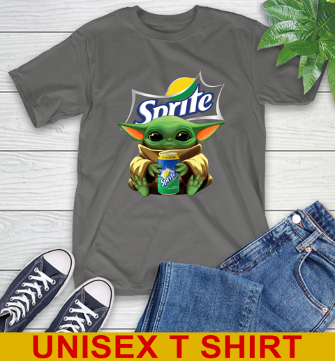 Star Wars Baby Yoda Hugs Sprite Soft Drink Shirt 8