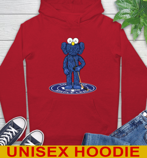 NHL Hockey Toronto Maple Leafs Kaws Bff Blue Figure Shirt Hoodie 10