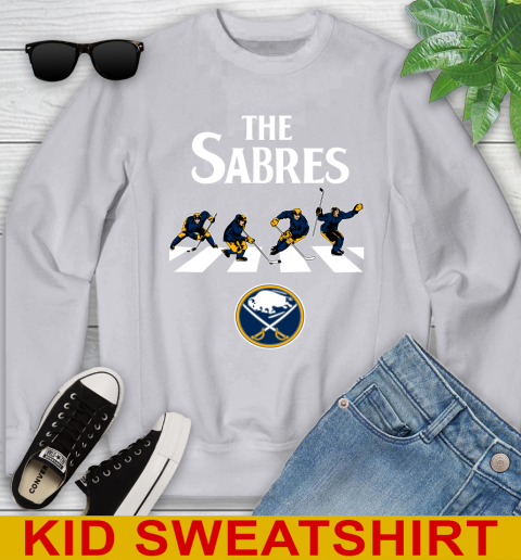 NHL Hockey Buffalo Sabres The Beatles Rock Band Shirt Youth Sweatshirt 3