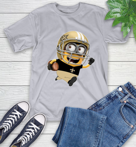 NFL New Orleans Saints Minions Disney Football Sports T-Shirt 6