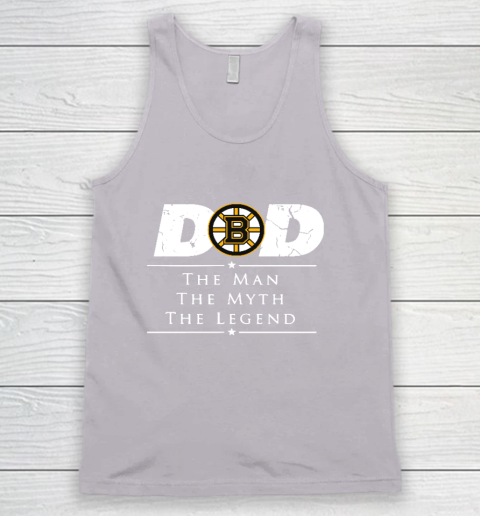 Boston Bruins NHL Ice Hockey Dad The Man The Myth The Legend Tank Top 3