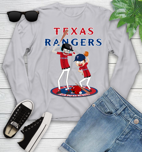 MLB Texas Rangers Rick And Morty Baseball 129