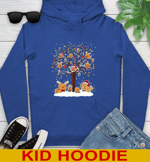 Chow Chow dog pet lover light christmas tree shirt 137