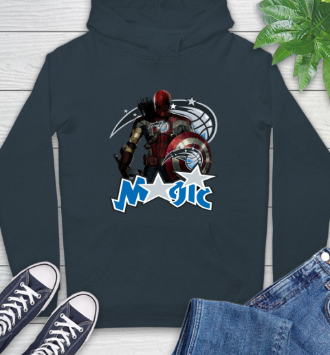Philadelphia 76ers NBA Basketball Captain America Thor Spider Man Hawkeye Avengers Hoodie 7