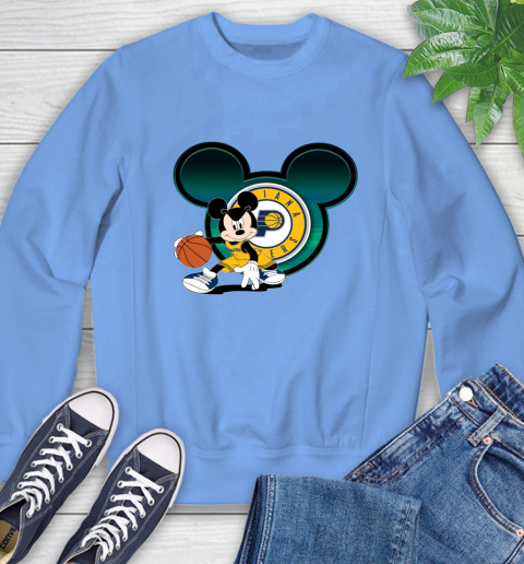 NBA Indiana Pacers Mickey Mouse Disney Basketball Sweatshirt 11