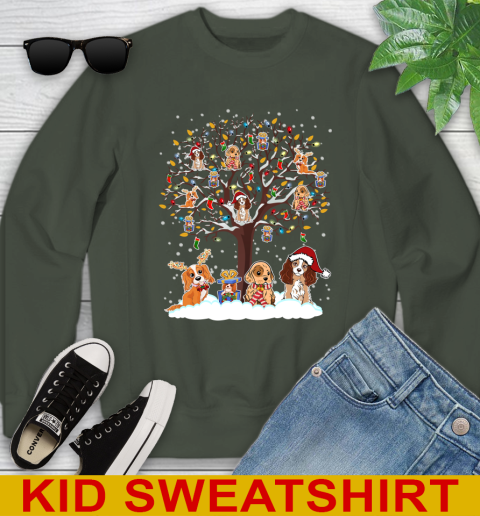 Coker spaniel dog pet lover christmas tree shirt 116
