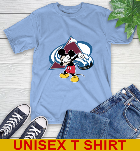Colorado Avalanche NHL Hockey Dabbing Mickey Disney Sports T-Shirt 11