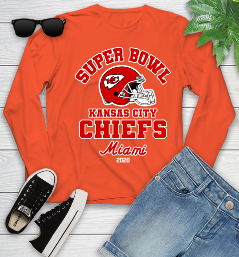 Kansas City Chiefs Super Bowl Champion Miami Logo 2020 NFL Shirts 115
