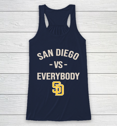 San Diego Padres Vs Everybody Racerback Tank 8