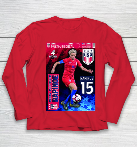 Megan Rapinoe USA Team 15 Youth Long Sleeve 8