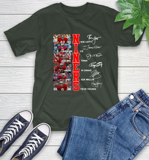 Niners Player Name And Signature San Francisco 49ers Shirts 6