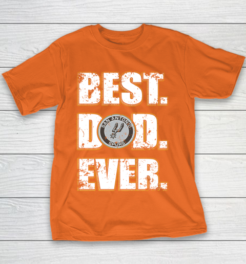NBA San Antonio Spurs Basketball Best Dad Ever Family Shirt Youth T-Shirt 4
