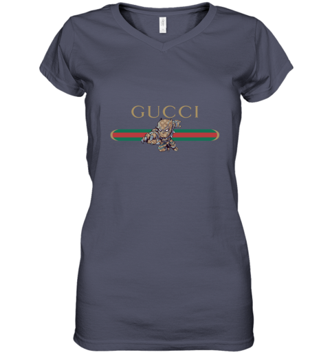 Black Panther Gucci Women's V-Neck T-Shirt