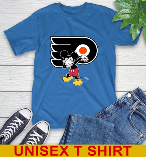 Philadelphia Flyers NHL Hockey Dabbing Mickey Disney Sports T-Shirt 9