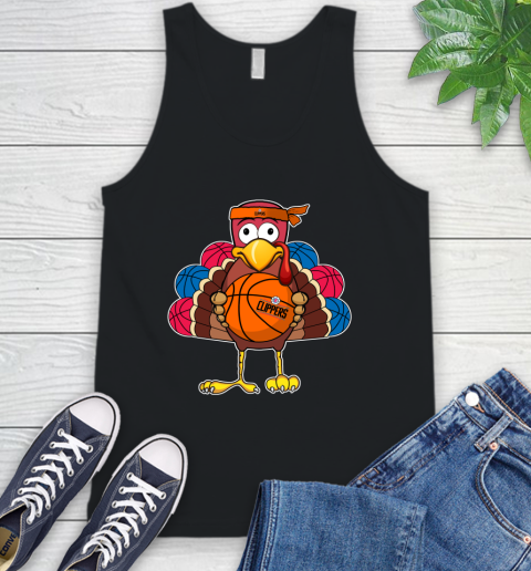 LA Clippers Turkey thanksgiving day Tank Top - Image 3