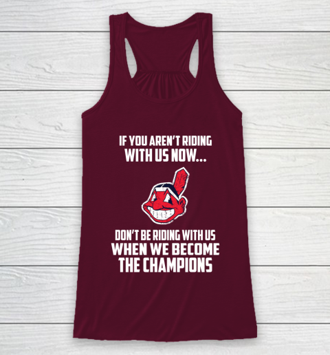 MLB Cleveland Indians Baseball We Become The Champions Racerback Tank 2
