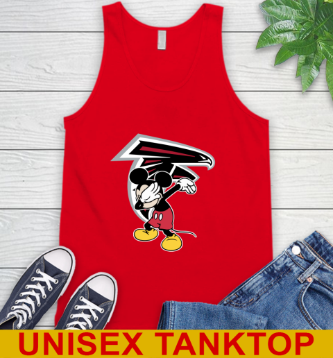 Atlanta Falcons NFL Football Dabbing Mickey Disney Sports Tank Top 6