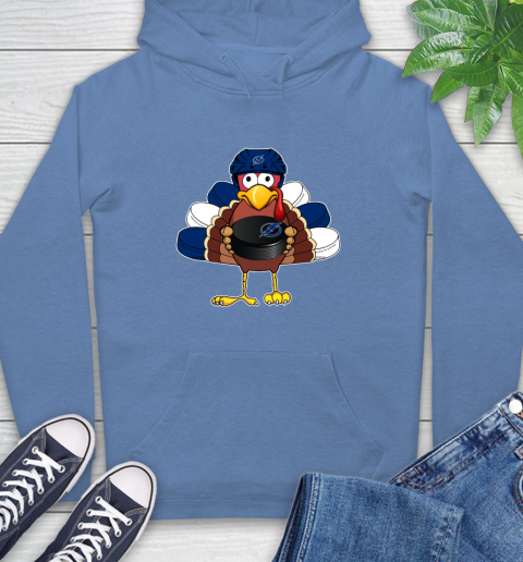 Tampa Bay Lightning Turkey Thanksgiving Day Hoodie 11
