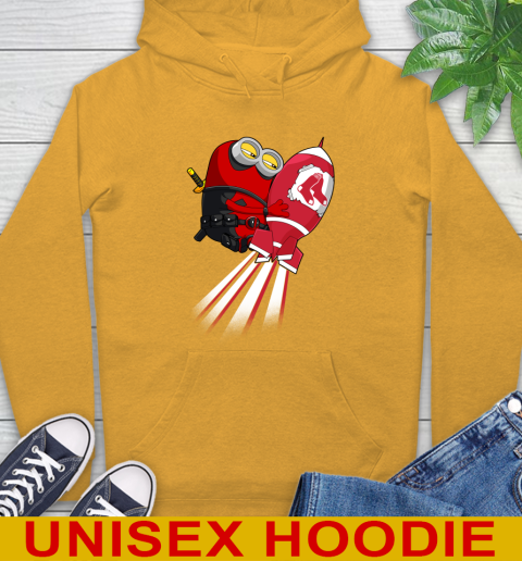 MLB Baseball Boston Red Sox Deadpool Minion Marvel Shirt Hoodie 2