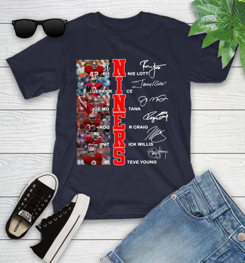 Niners Player Name And Signature San Francisco 49ers Shirts 95