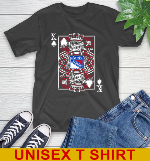 New York Rangers NHL Hockey The King Of Spades Death Cards Shirt T-Shirt