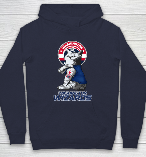 NBA Basketball My Cat Loves Washington Wizards Hoodie 2